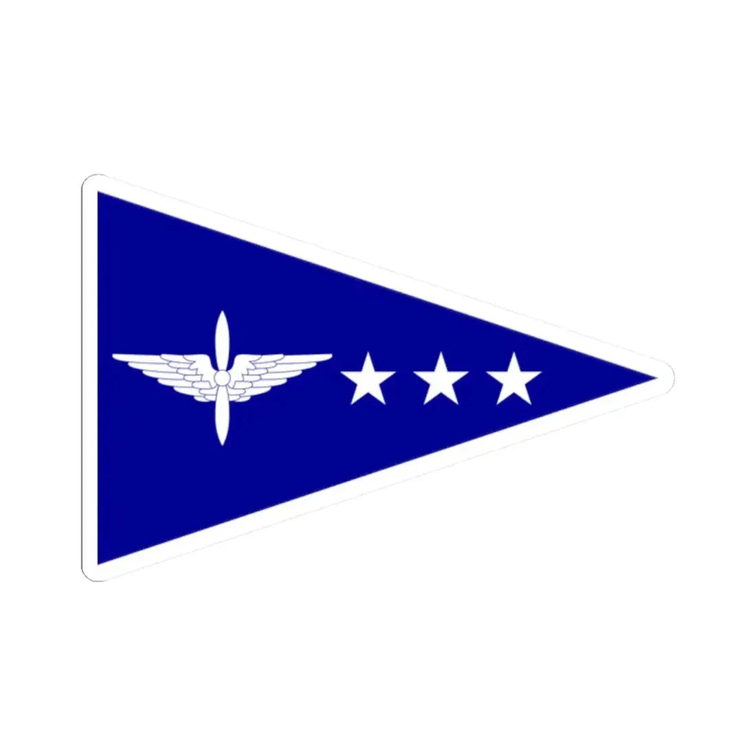 ROCAF Colonels Flag 1958 (China) STICKER Vinyl Kiss-Cut Decal 2 Inch White - The Sticker Space