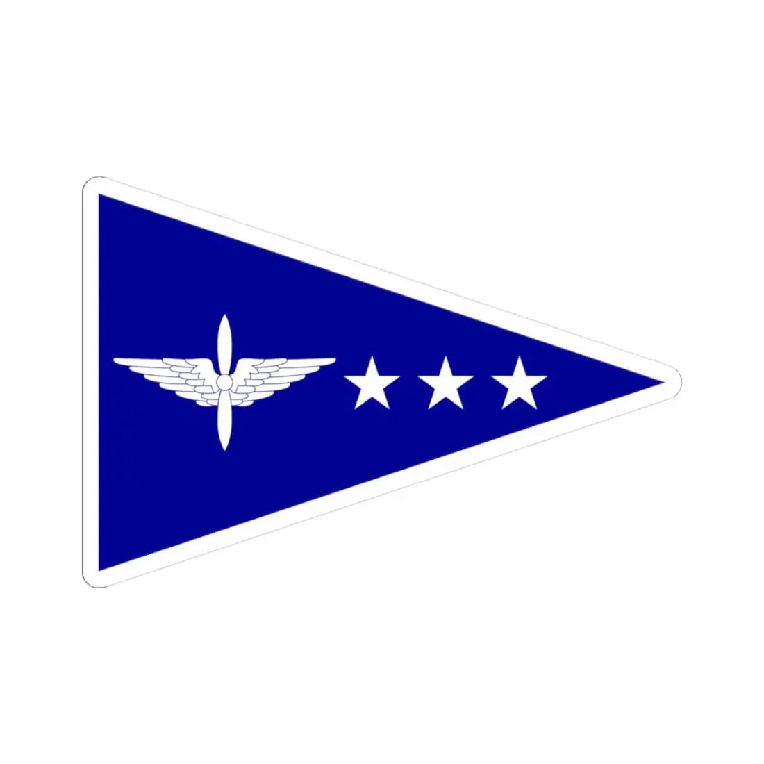 ROCAF Colonels Flag 1958 (China) STICKER Vinyl Kiss-Cut Decal 3 Inch White - The Sticker Space