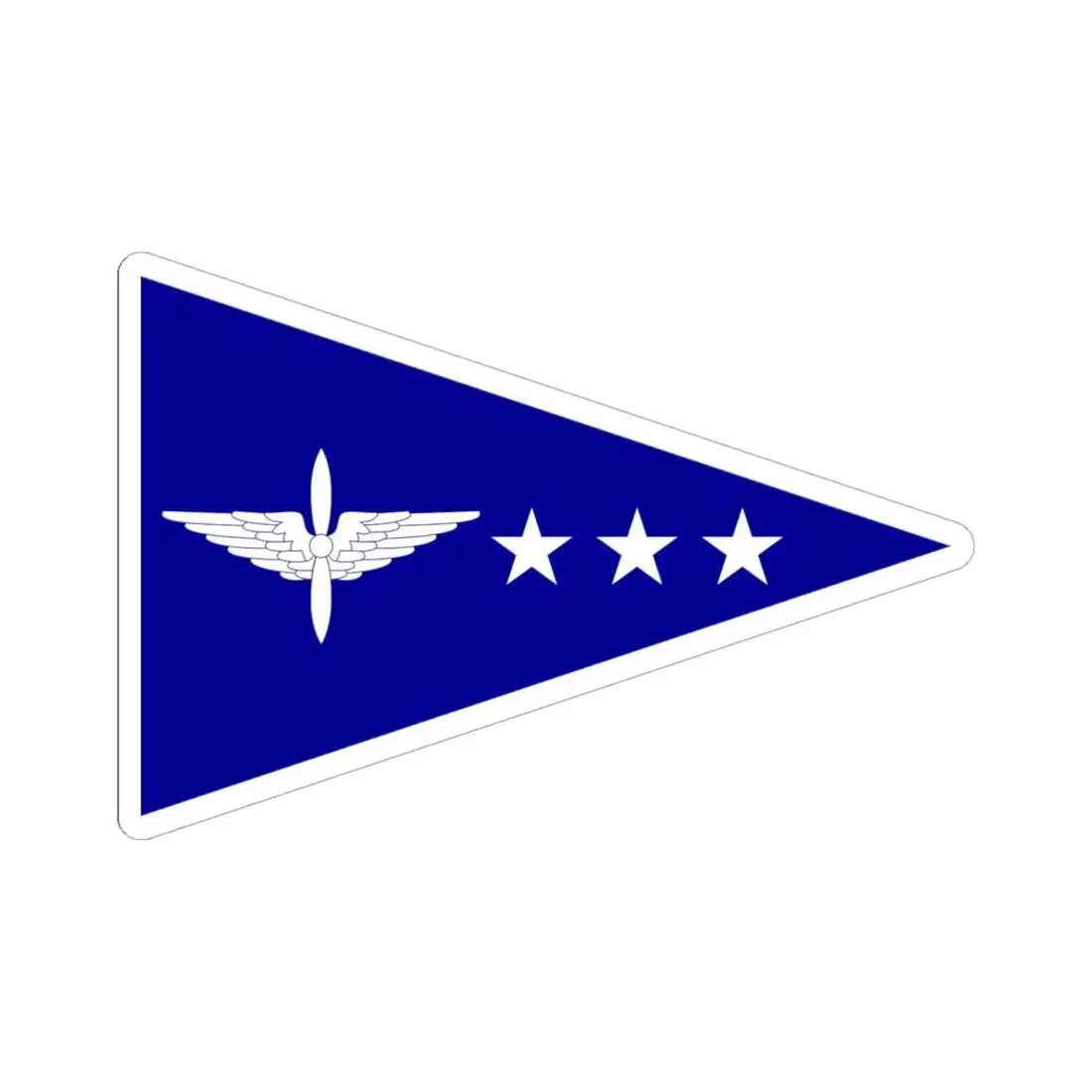 ROCAF Colonels Flag 1958 (China) STICKER Vinyl Kiss-Cut Decal 6 Inch White - The Sticker Space