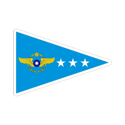 ROCAF Colonels Flag 1962 (China) STICKER Vinyl Kiss-Cut Decal 6 Inch White - The Sticker Space