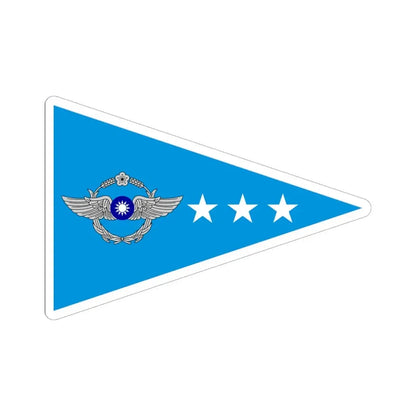 ROCAF Colonels Flag 1981 (China) STICKER Vinyl Kiss-Cut Decal 6 Inch White - The Sticker Space