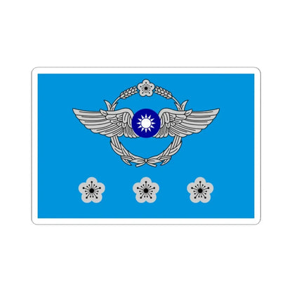 ROCAF Colonels Flag (China) STICKER Vinyl Kiss-Cut Decal 2 Inch White - The Sticker Space