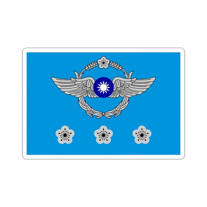ROCAF Colonels Flag (China) STICKER Vinyl Kiss-Cut Decal 3 Inch White - The Sticker Space