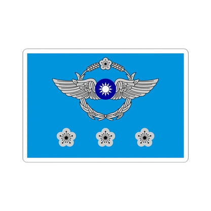 ROCAF Colonels Flag (China) STICKER Vinyl Kiss-Cut Decal 4 Inch White - The Sticker Space