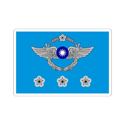 ROCAF Colonels Flag (China) STICKER Vinyl Kiss-Cut Decal 6 Inch White - The Sticker Space