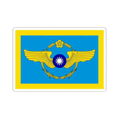 ROCAF Commander-in-Chiefs Flag 1958 (China) STICKER Vinyl Kiss-Cut Decal 4 Inch White - The Sticker Space