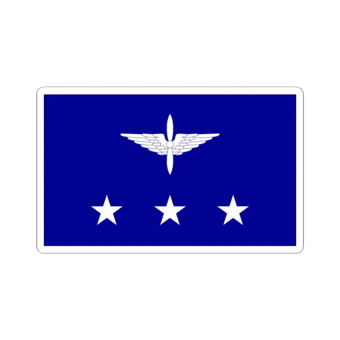 ROCAF Generals Flag 1937 (China) STICKER Vinyl Kiss-Cut Decal 2 Inch White - The Sticker Space