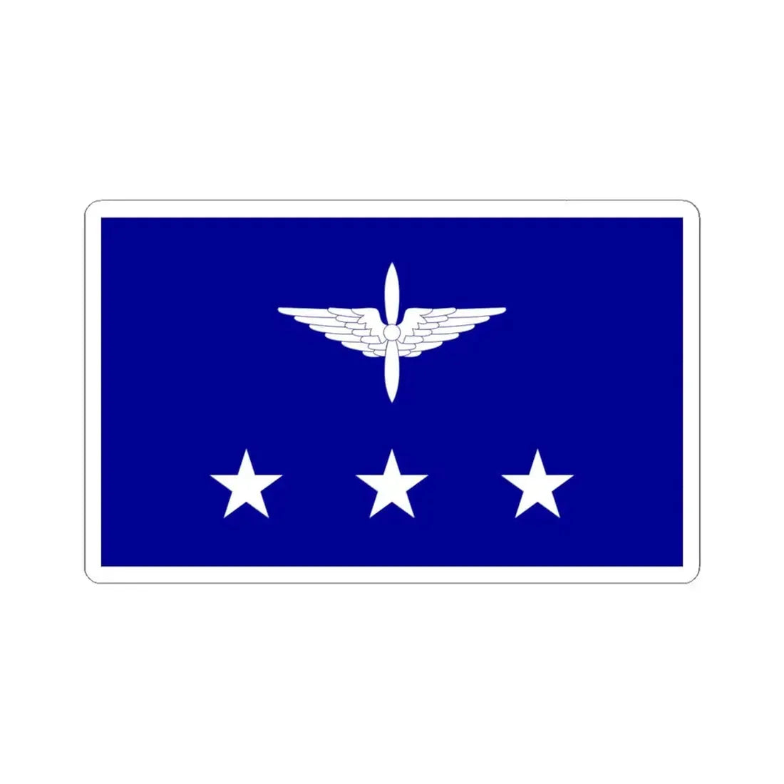 ROCAF Generals Flag 1937 (China) STICKER Vinyl Kiss-Cut Decal 6 Inch White - The Sticker Space
