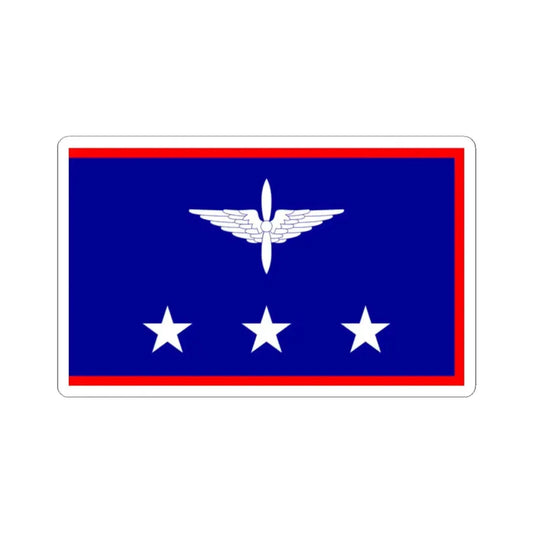 ROCAF Generals Flag 1948 (China) STICKER Vinyl Kiss-Cut Decal 2 Inch White - The Sticker Space