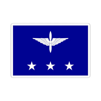 ROCAF Generals Flag 1958 (China) STICKER Vinyl Kiss-Cut Decal 2 Inch White - The Sticker Space