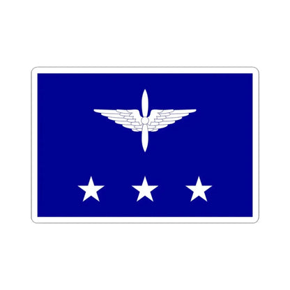 ROCAF Generals Flag 1958 (China) STICKER Vinyl Kiss-Cut Decal 3 Inch White - The Sticker Space