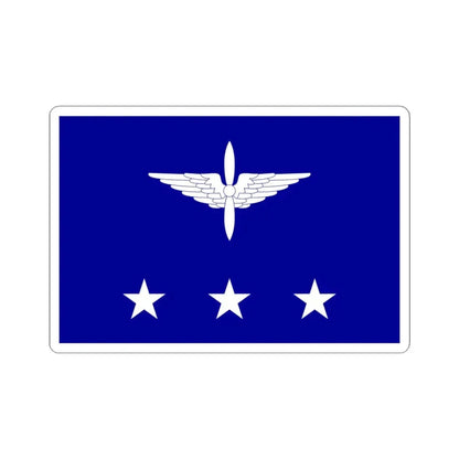 ROCAF Generals Flag 1958 (China) STICKER Vinyl Kiss-Cut Decal 4 Inch White - The Sticker Space