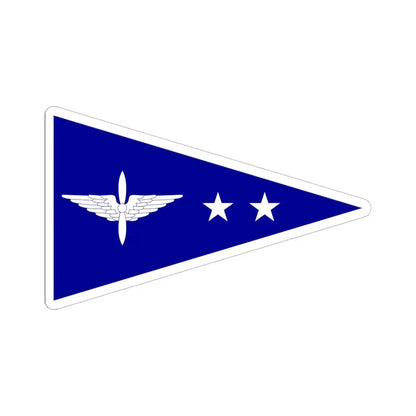 ROCAF Lieutenant Colonels Flag 1937 (China) STICKER Vinyl Kiss-Cut Decal 6 Inch White - The Sticker Space