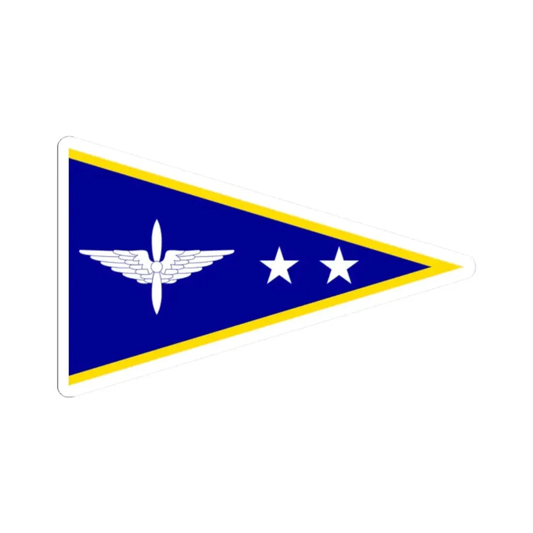 ROCAF Lieutenant Colonels Flag 1948 (China) STICKER Vinyl Kiss-Cut Decal 2 Inch White - The Sticker Space