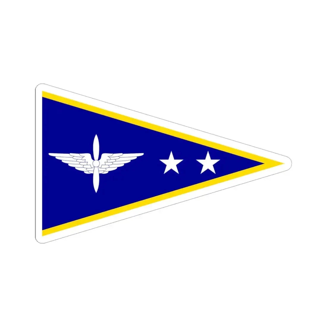 ROCAF Lieutenant Colonels Flag 1948 (China) STICKER Vinyl Kiss-Cut Decal 6 Inch White - The Sticker Space