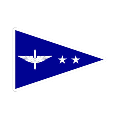 ROCAF Lieutenant Colonels Flag 1958 (China) STICKER Vinyl Kiss-Cut Decal 2 Inch White - The Sticker Space