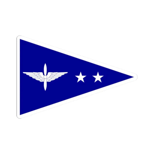 ROCAF Lieutenant Colonels Flag 1958 (China) STICKER Vinyl Kiss-Cut Decal 2 Inch White - The Sticker Space