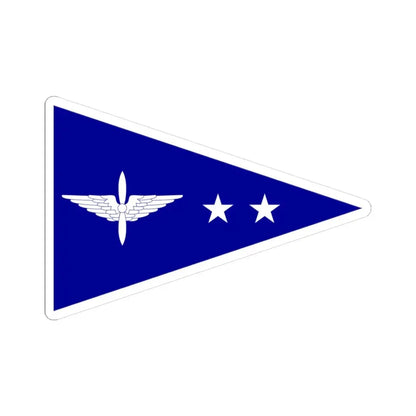 ROCAF Lieutenant Colonels Flag 1958 (China) STICKER Vinyl Kiss-Cut Decal 3 Inch White - The Sticker Space