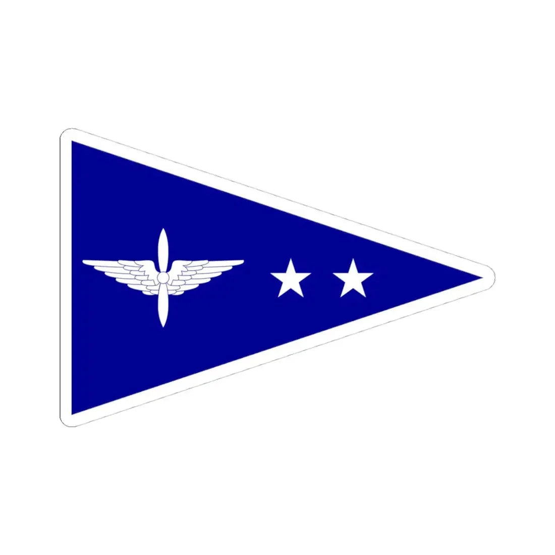 ROCAF Lieutenant Colonels Flag 1958 (China) STICKER Vinyl Kiss-Cut Decal 4 Inch White - The Sticker Space