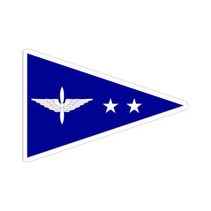 ROCAF Lieutenant Colonels Flag 1958 (China) STICKER Vinyl Kiss-Cut Decal 6 Inch White - The Sticker Space