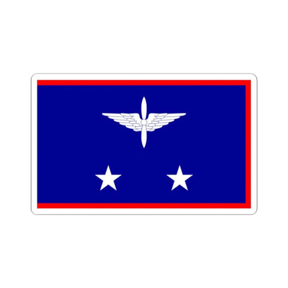 ROCAF Lieutenant Generals Flag 1948 (China) STICKER Vinyl Kiss-Cut Decal 2 Inch White - The Sticker Space