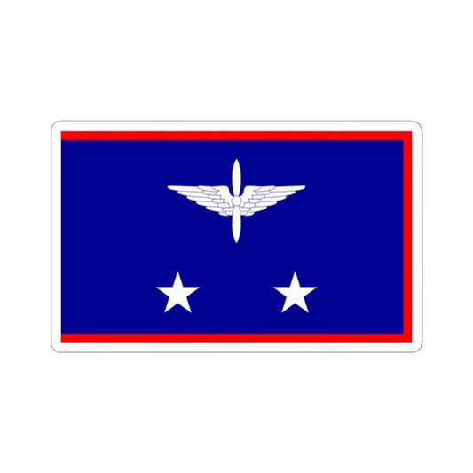 ROCAF Lieutenant Generals Flag 1948 (China) STICKER Vinyl Kiss-Cut Decal 2 Inch White - The Sticker Space