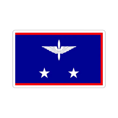 ROCAF Lieutenant Generals Flag 1948 (China) STICKER Vinyl Kiss-Cut Decal 3 Inch White - The Sticker Space