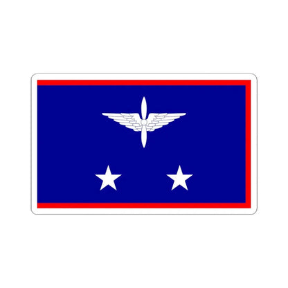 ROCAF Lieutenant Generals Flag 1948 (China) STICKER Vinyl Kiss-Cut Decal 4 Inch White - The Sticker Space
