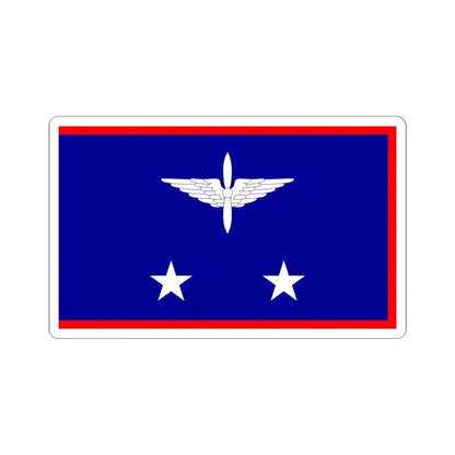 ROCAF Lieutenant Generals Flag 1948 (China) STICKER Vinyl Kiss-Cut Decal 6 Inch White - The Sticker Space