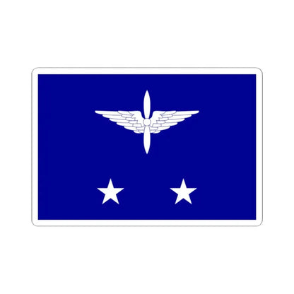 ROCAF Lieutenant Generals Flag 1958 (China) STICKER Vinyl Kiss-Cut Decal 2 Inch White - The Sticker Space