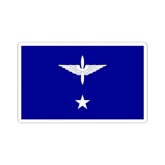 ROCAF Major Generals Flag 1937 (China) STICKER Vinyl Kiss-Cut Decal 2 Inch White - The Sticker Space