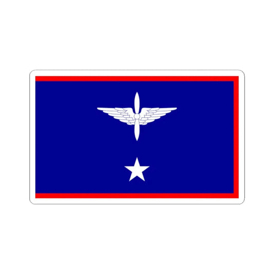 ROCAF Major Generals Flag 1948 (China) STICKER Vinyl Kiss-Cut Decal 2 Inch White - The Sticker Space