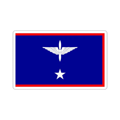 ROCAF Major Generals Flag 1948 (China) STICKER Vinyl Kiss-Cut Decal 3 Inch White - The Sticker Space