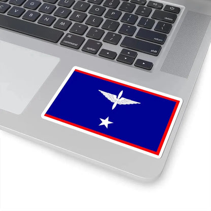 ROCAF Major Generals Flag 1948 (China) STICKER Vinyl Kiss-Cut Decal - The Sticker Space