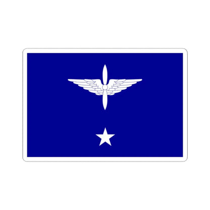 ROCAF Major Generals Flag 1958 (China) STICKER Vinyl Kiss-Cut Decal 2 Inch White - The Sticker Space