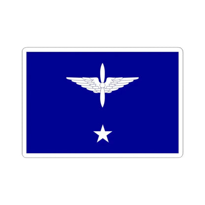 ROCAF Major Generals Flag 1958 (China) STICKER Vinyl Kiss-Cut Decal 4 Inch White - The Sticker Space