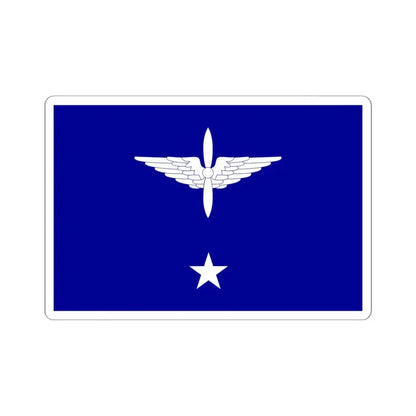 ROCAF Major Generals Flag 1958 (China) STICKER Vinyl Kiss-Cut Decal 6 Inch White - The Sticker Space