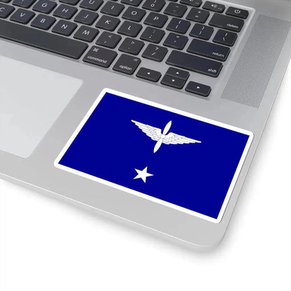 ROCAF Major Generals Flag 1958 (China) STICKER Vinyl Kiss-Cut Decal - The Sticker Space
