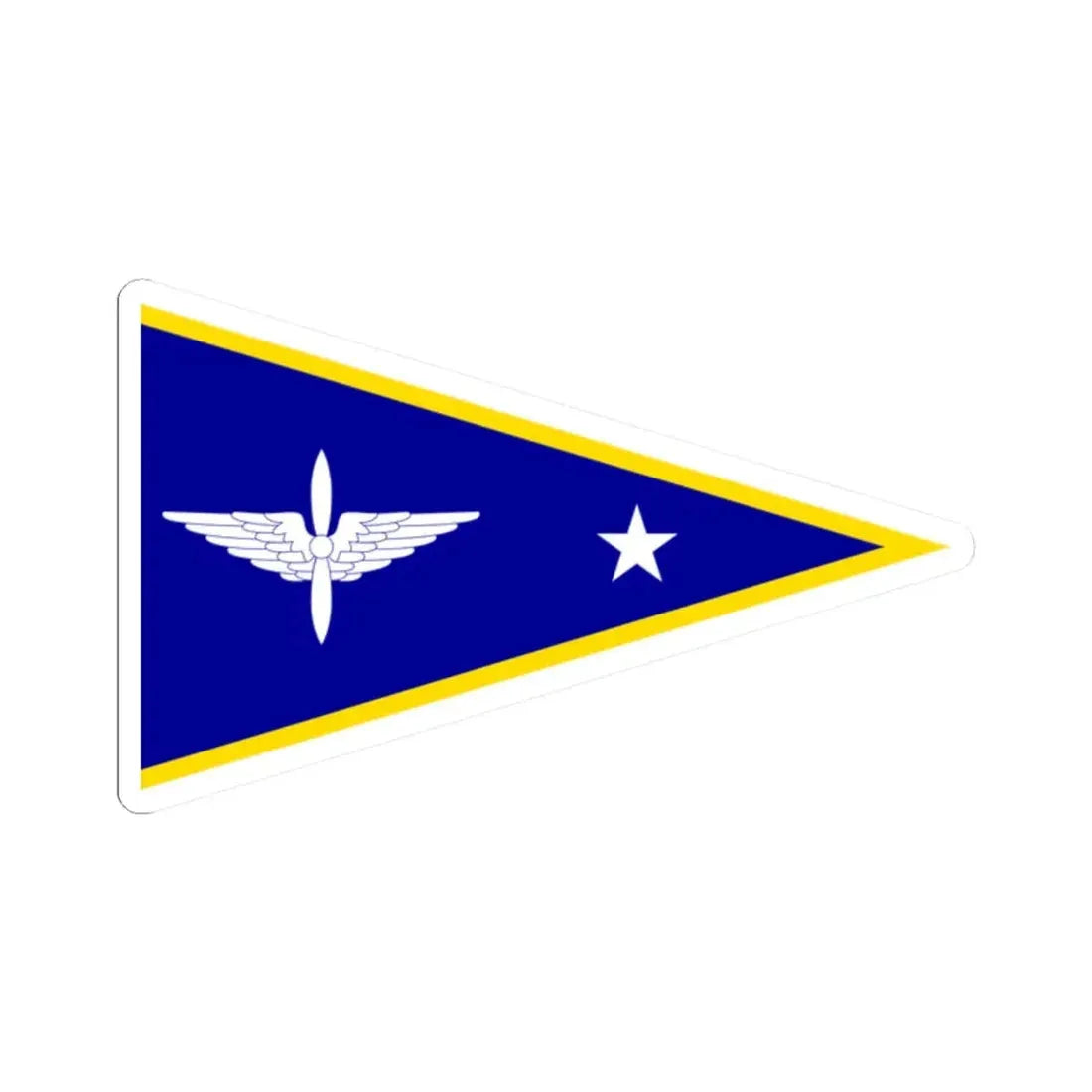 ROCAF Majors Flag 1948 (China) STICKER Vinyl Kiss-Cut Decal 2 Inch White - The Sticker Space