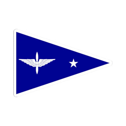 ROCAF Majors Flag 1958 (China) STICKER Vinyl Kiss-Cut Decal 2 Inch White - The Sticker Space