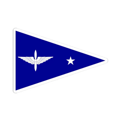 ROCAF Majors Flag 1958 (China) STICKER Vinyl Kiss-Cut Decal 3 Inch White - The Sticker Space