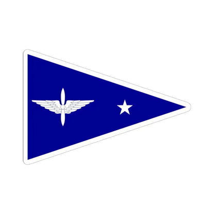 ROCAF Majors Flag 1958 (China) STICKER Vinyl Kiss-Cut Decal 6 Inch White - The Sticker Space