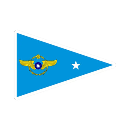 ROCAF Majors Flag 1962 (China) STICKER Vinyl Kiss-Cut Decal 2 Inch White - The Sticker Space