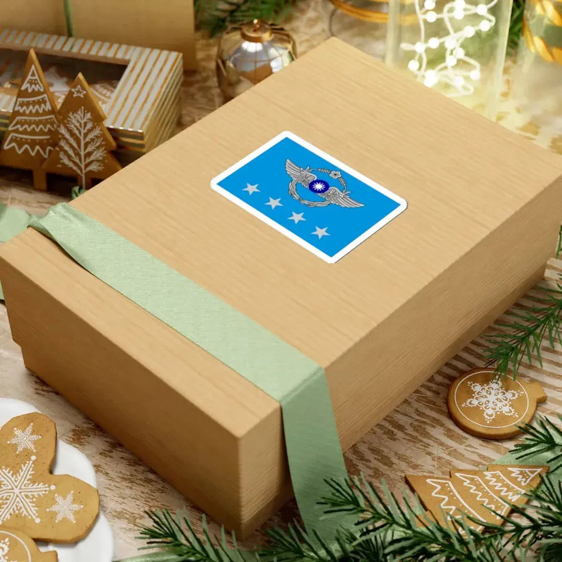 ROCAF Senior Generals Flag (China) STICKER Vinyl Kiss-Cut Decal - The Sticker Space