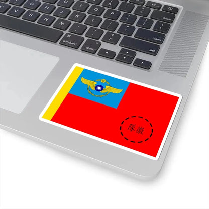 ROCAF Unit Flag 1958 (China) STICKER Vinyl Kiss-Cut Decal - The Sticker Space