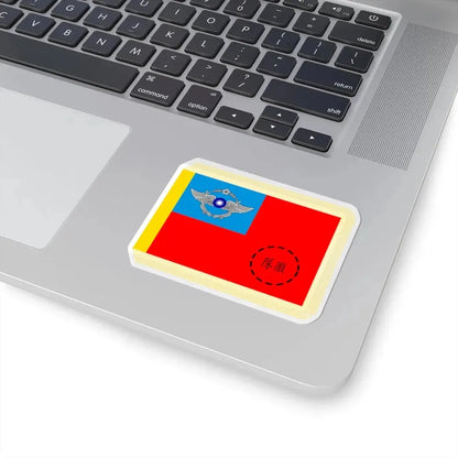 ROCAF Unit Flag 1981 (China) STICKER Vinyl Kiss-Cut Decal - The Sticker Space