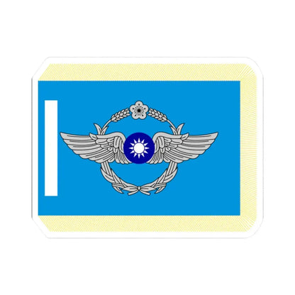 ROCAF Unit Flag (China) STICKER Vinyl Kiss-Cut Decal 2 Inch White - The Sticker Space