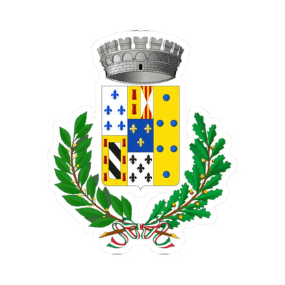 Roccalumera-Stemma (Italy) (Coat of Arms) STICKER Vinyl Kiss-Cut Decal 2 Inch White - The Sticker Space