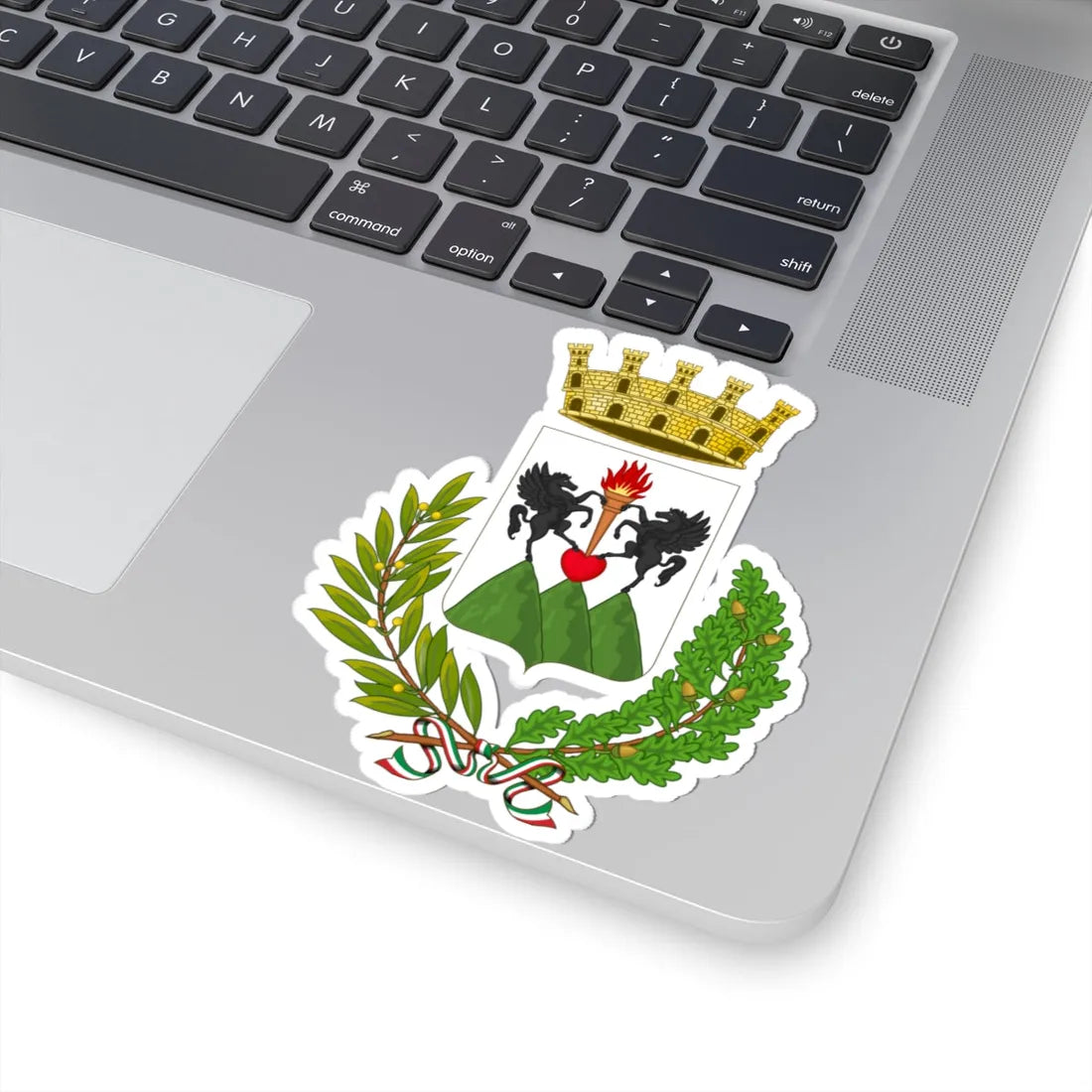 Roccarainola-Stemma (Italy) (Coat of Arms) STICKER Vinyl Kiss-Cut Decal - The Sticker Space