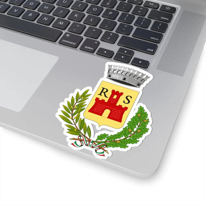 Roccasicura-Stemma (Italy) (Coat of Arms) STICKER Vinyl Kiss-Cut Decal - The Sticker Space